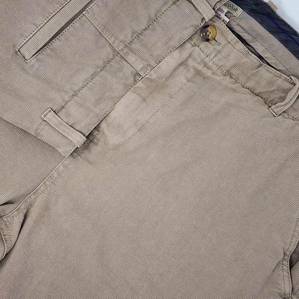 Carbon 2 Cobalt A Cut Above Khaki Pants Men's 40X32 Brown Chinos‎ Textured EUC